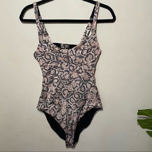 SNAKE PRINT - ONE PIECE SWIMSUIT